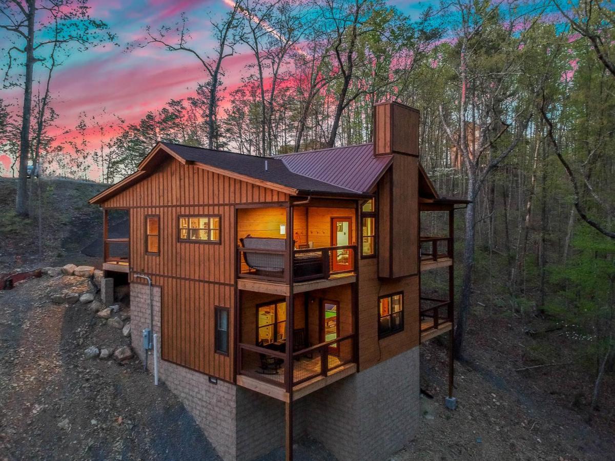 Nordic Mountain Modern Lodge - Family Friendly Luxury Cabin In Walden'S Ridge Sevierville Exteriör bild